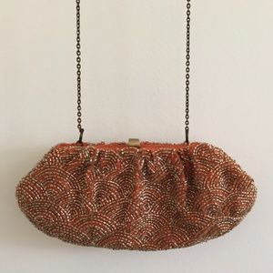 Anthropologie Miss Albright Beaded Clutch
